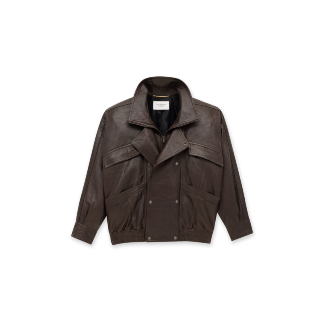 YSL BOMBER JACKET IN BUBBLED LAMBSKIN 836513YCNF22509